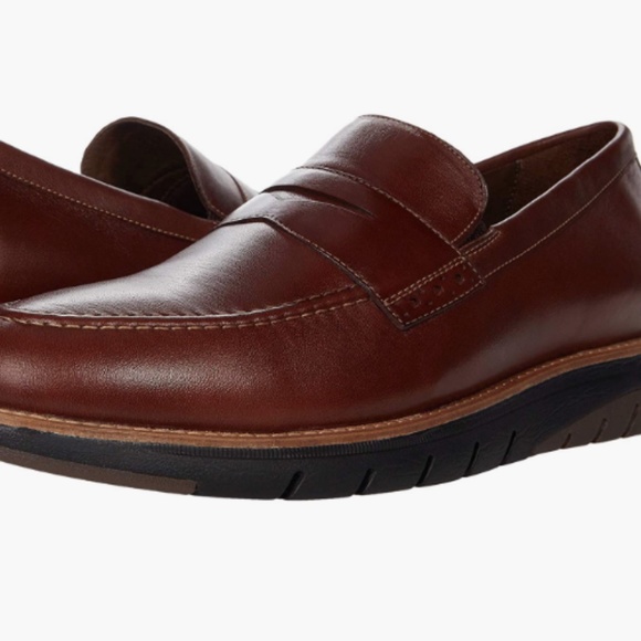 Johnston & Murphy Collection Vaughn Penny Loafer Mahogany New SZ 9 main image 5